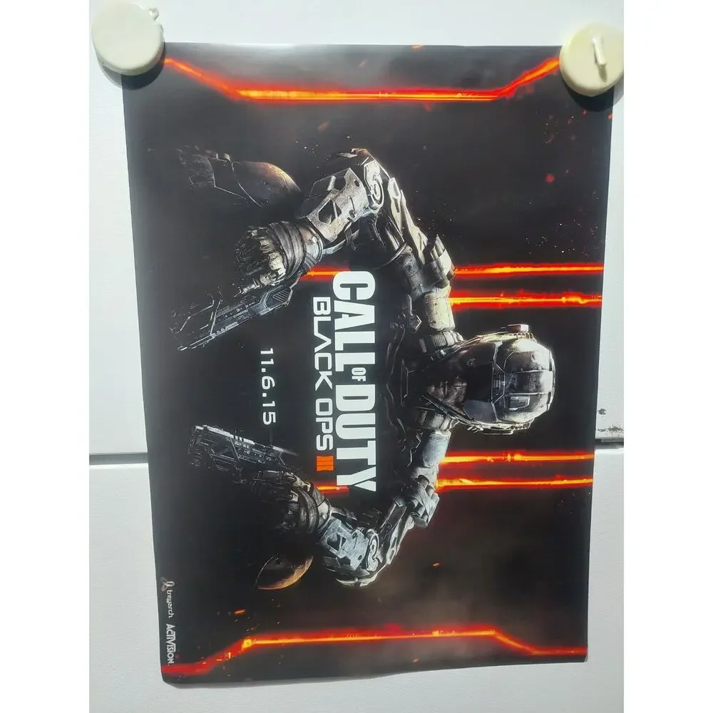 Call Of Duty Black Ops III 3 Only The Cursed Survive Zombies Double-Sided Poster